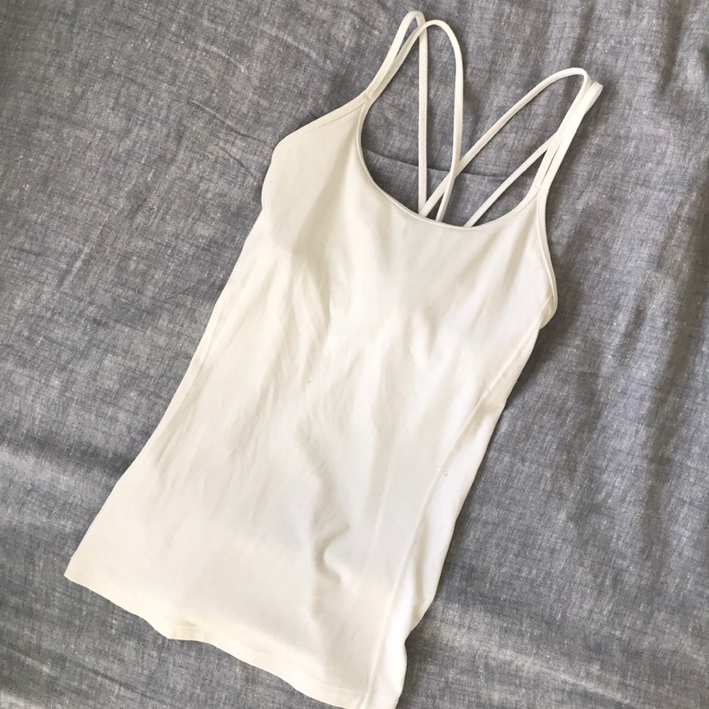 Lululemon Free to Be Tank *Nulu in White